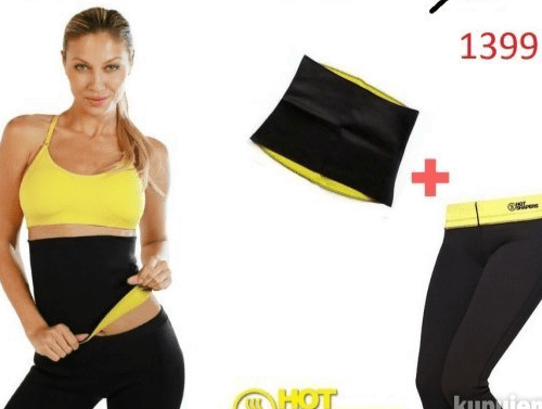 Slika Hot Shapers helanki i pojasa za mršavljenje od Neotex tkanine.
