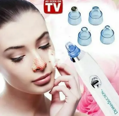 Snažan Dermasuction aparat za čišćenje pora sa različitim nastavcima za blistavo i zdravo lice.