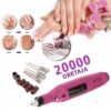 elektricna-turpija-za-manikir-pedikir-okshop-1.jpg Slika električne turpije za manikir i pedikir sa dodacima i postoljem za profesionalnu negu noktiju.