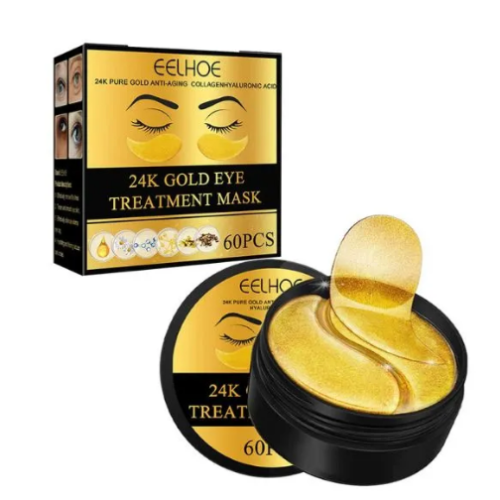 Maska za oči od 24K zlata sa kolagenom Eelohe pomaže u smanjenju bora i podočnjaka.