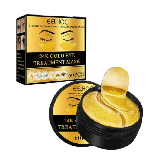 Maska za oči od 24K zlata sa kolagenom Eelohe pomaže u smanjenju bora i podočnjaka.