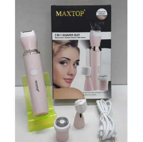 Maxtop 3 u 1 uređaj za uklanjanje dlačica, epilator, brijač, trimer.