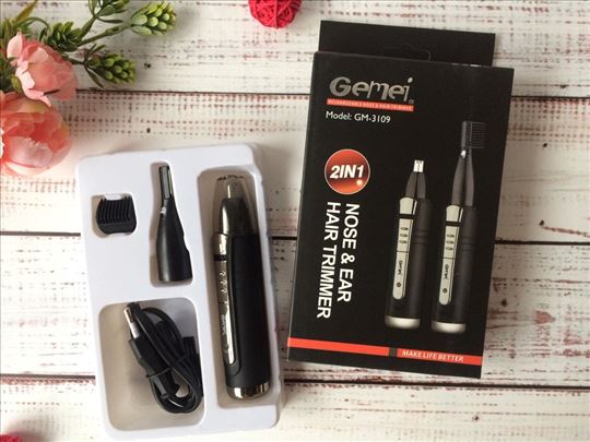 trimer-gemei-gm-3109-za-nosusi-2u1-novo.jpg Trimer za lice Gemei GM-3109 2u1 | Brada, Nos, Uši